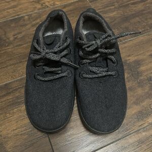 AllBirds Wool Runners Black Running Walking Sneakers Shoes Women Sz 7 0921 NV1